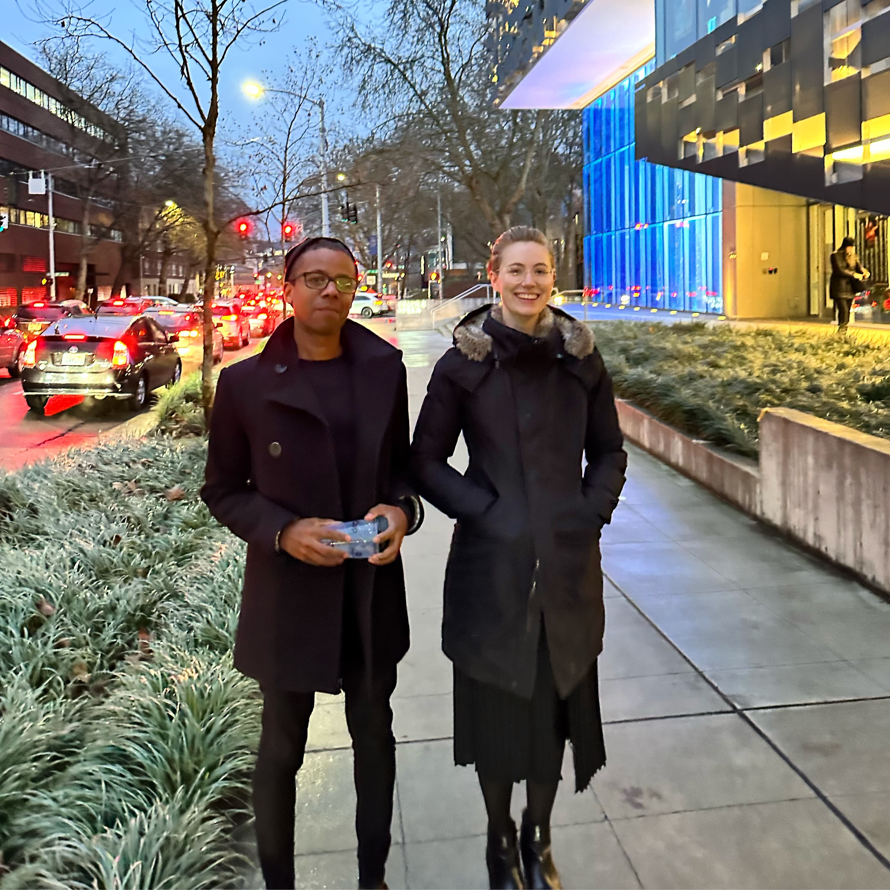 Julian and Jess, founders of Avoid the Rain